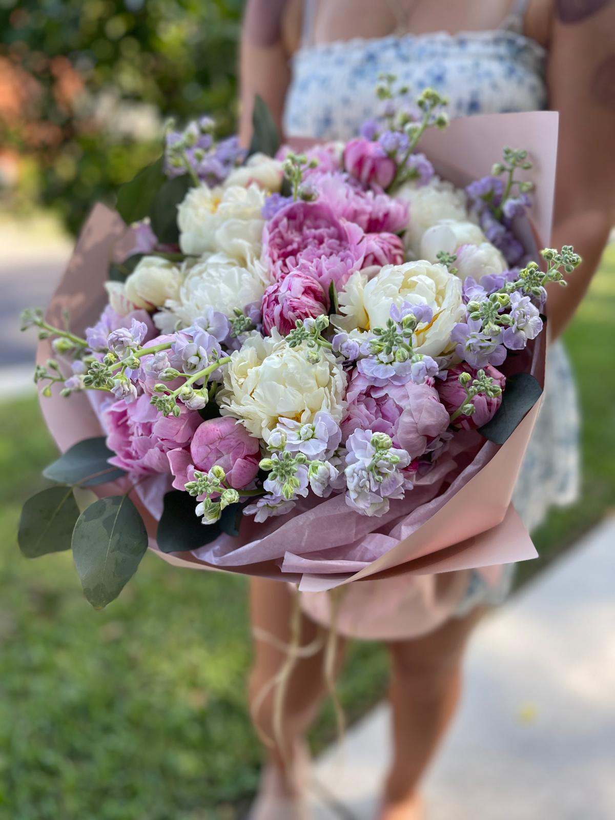 Peony & Lilac Whisper Bouquet