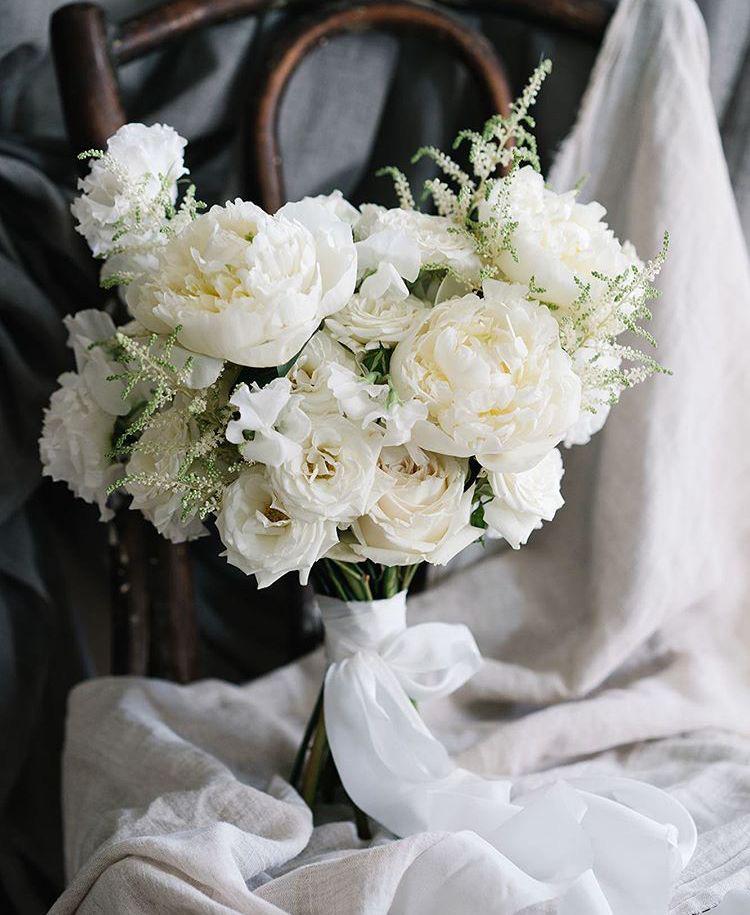Romantic Roses & Peonies Bridal Bouquet
