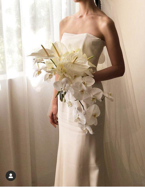 Anthurium Orchid Bridal Bouquet