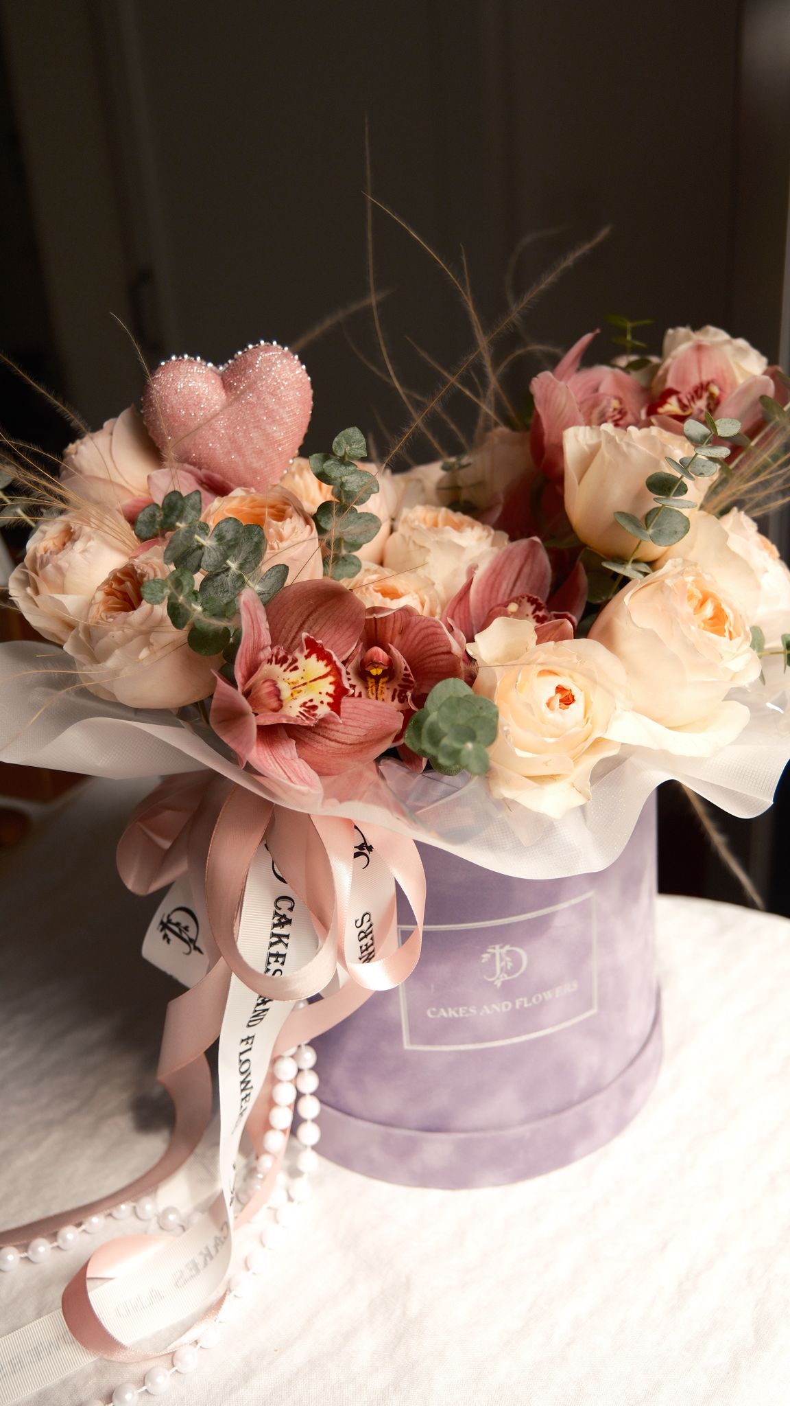 Blush Elegance Peony Rose Box