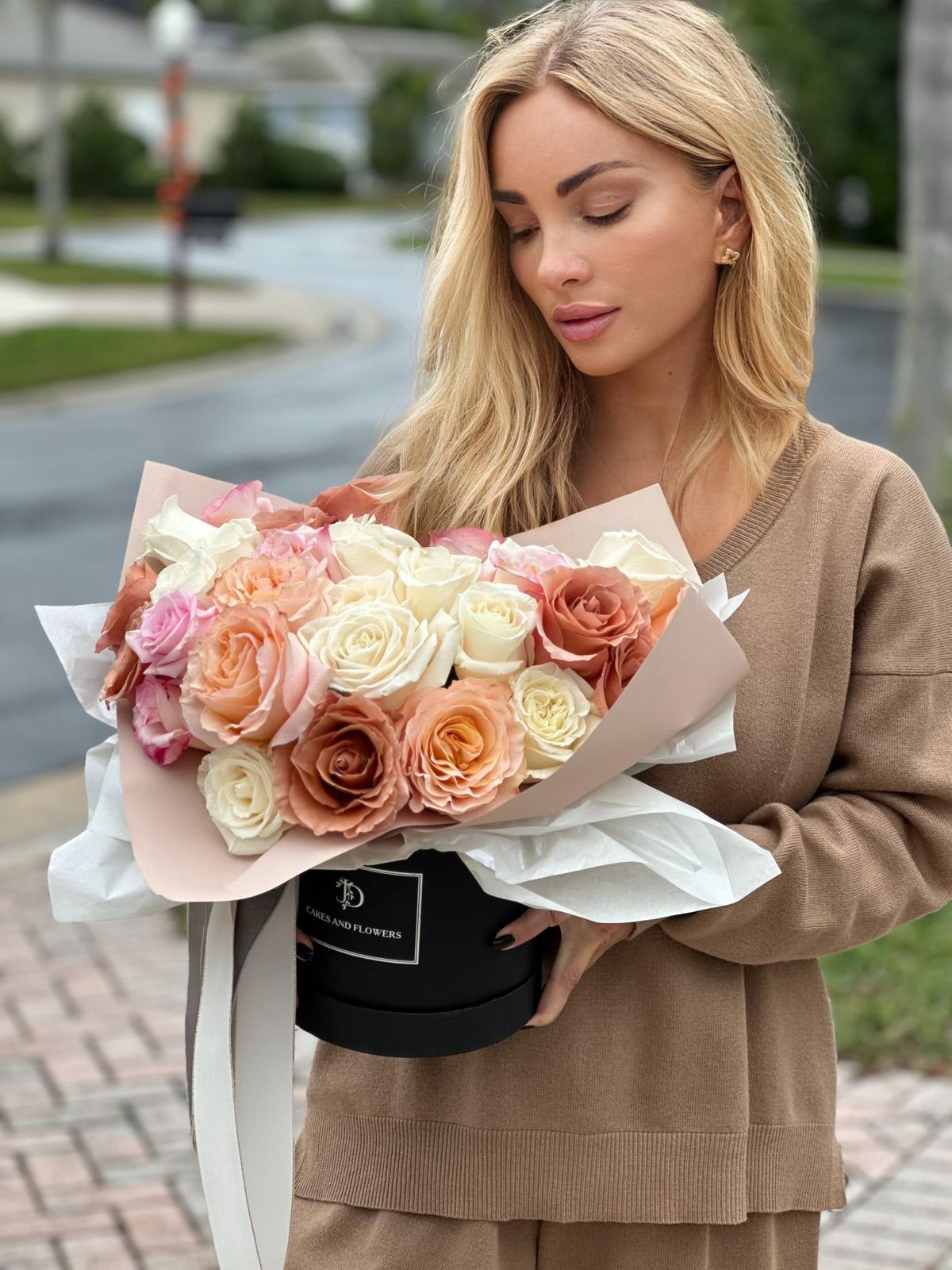Blush Pink Rose Luxury Box