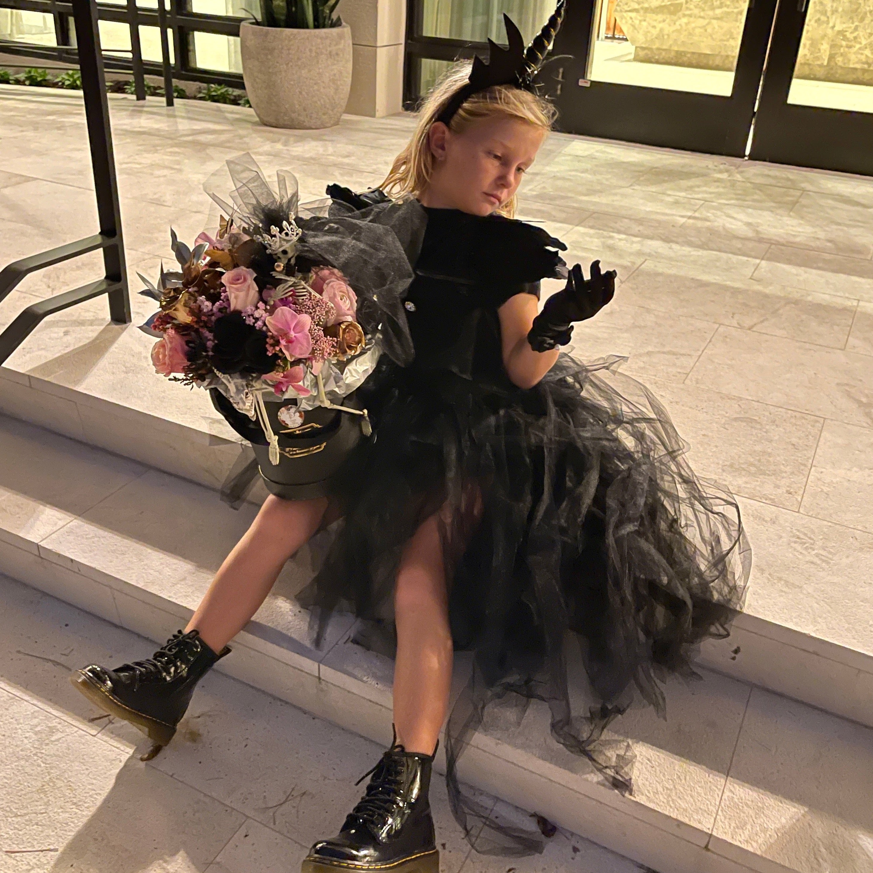 Queen on her throne